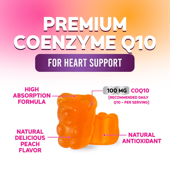 Nutrition CoQ10 Gummies 100mg â€“ 60 Count