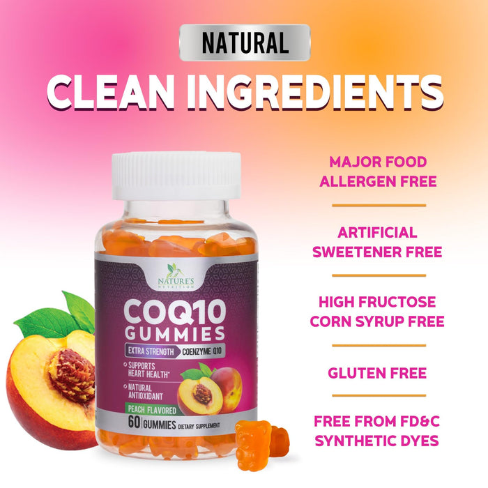 Nutrition CoQ10 Gummies 100mg â€“ 60 Count