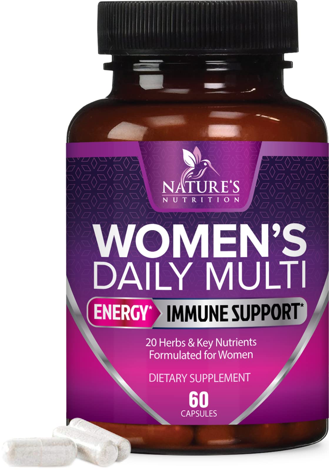Womens Multivitamin - For Daily Energy & Immune Health Support