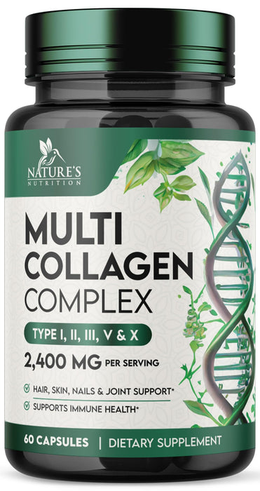 Multi Collagen Peptides 2400 mg - 60 Capsules