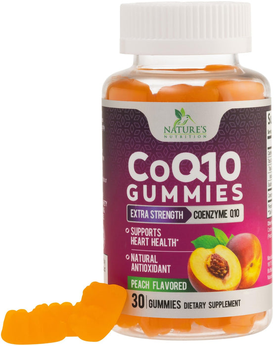 CoQ10 100 mg - Peach, 30 Gummies