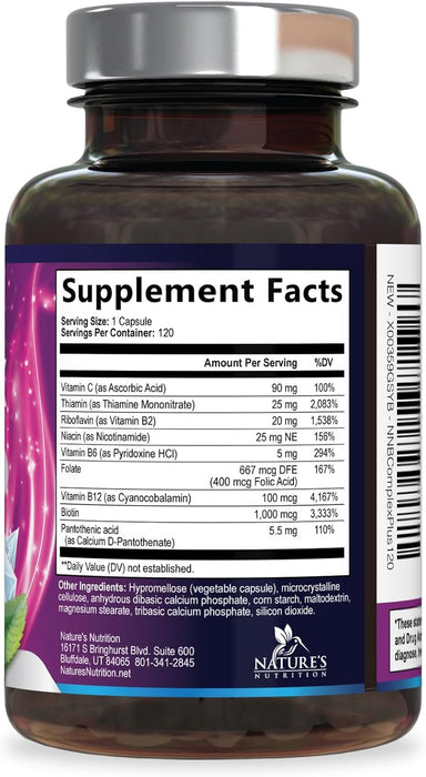 Vitamin B Complex - 120 Capsules