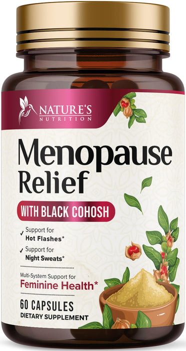 Menopause for Women with Black Cohosh â€“ 60 Capsules