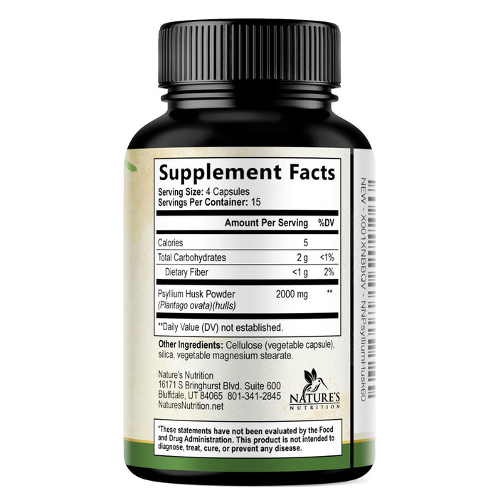 Fiber 1500 mg - 60 Capsules