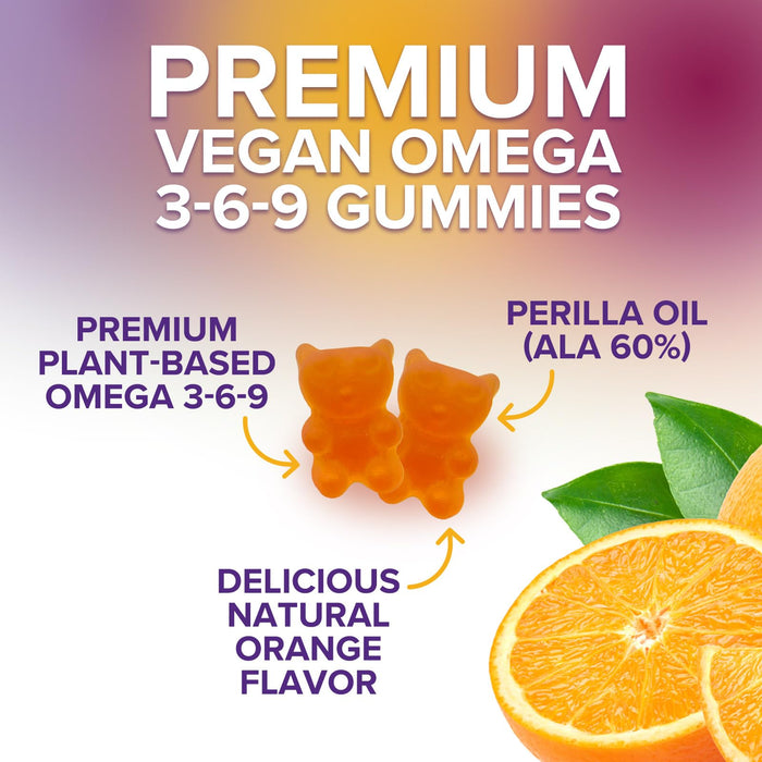 Omega 3-6-9 - Orange, 120 Gummies
