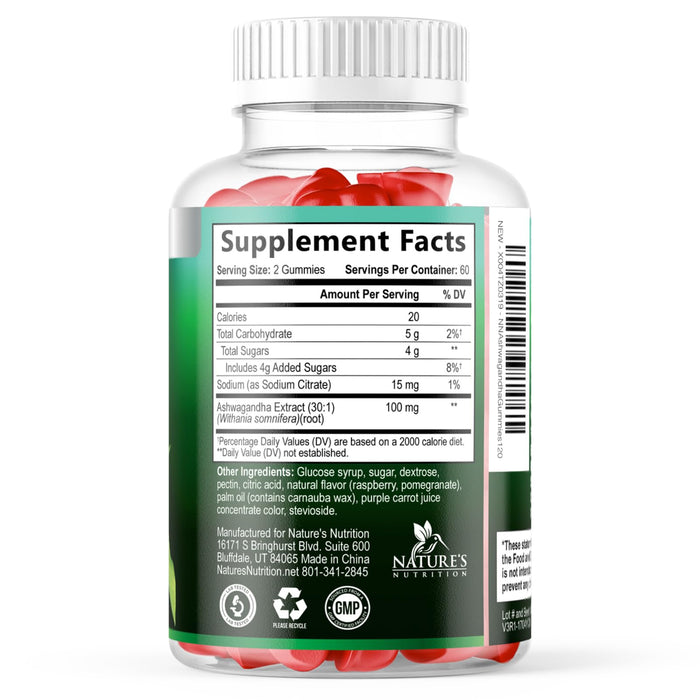 Ashwagandha Gummies â€“ 3000mg â€“ 60 Gummies