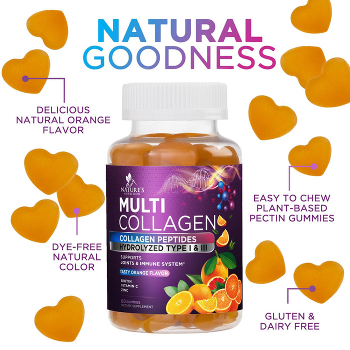 Collagen Gummies + Biotin - 60 Gummies