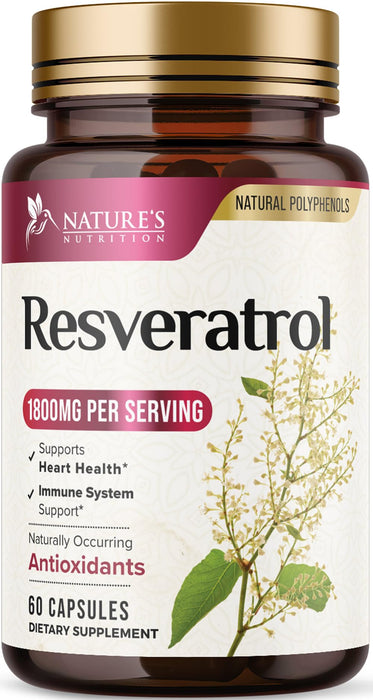 Resveratrol 1800mg â€“ 60 Vegan Capsules