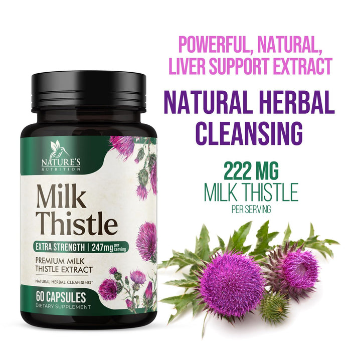 Milk Thistle Extract – 1000mg – 60 Capsules