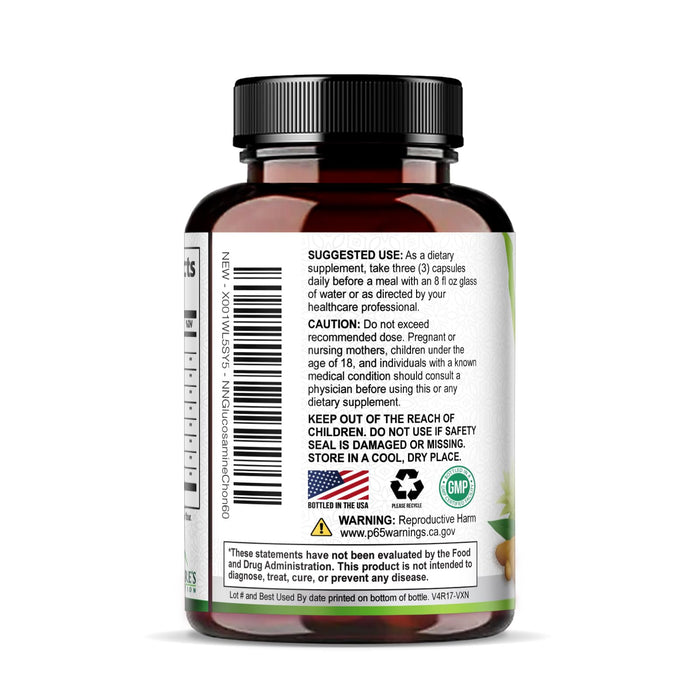 Glucosamine Chondroitin MSM 2100mg Complex â€“ 60 Capsules