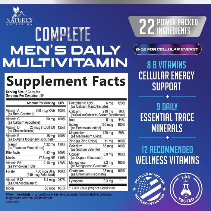 Men’s Daily Multivitamin – 60 Capsules