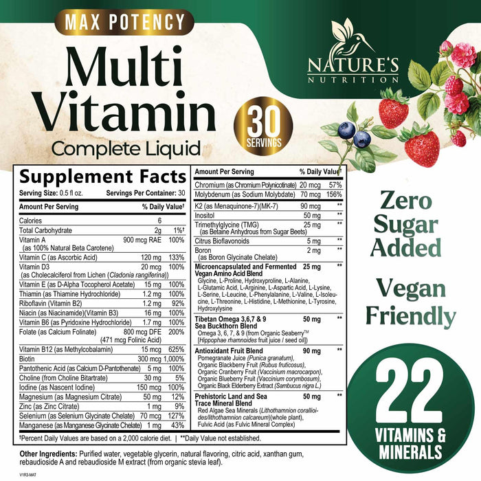 Liquid Multivitamin â€“ 15 Fl Oz