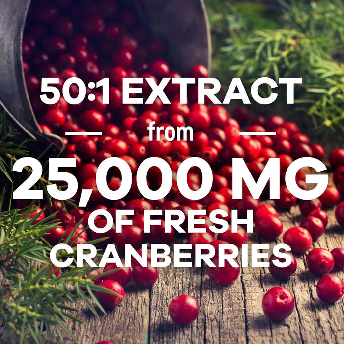 Cranberry Pills Supplement for Women & Men + Vitamin C & E - 25,200mg Formula for Urinary Tract Health Support, Non-GMO and Gluten Free, Nature's Cranberry Supplements