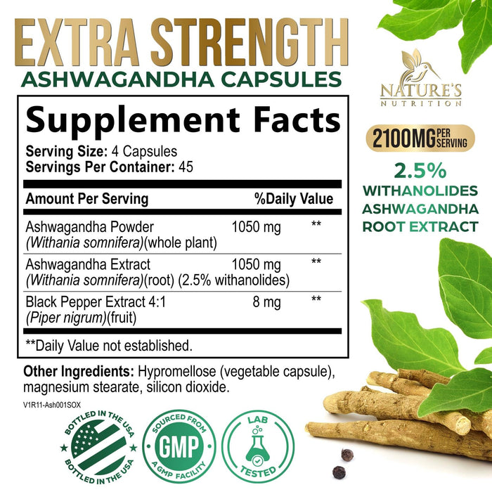 Premium Ashwagandha Capsules Facts