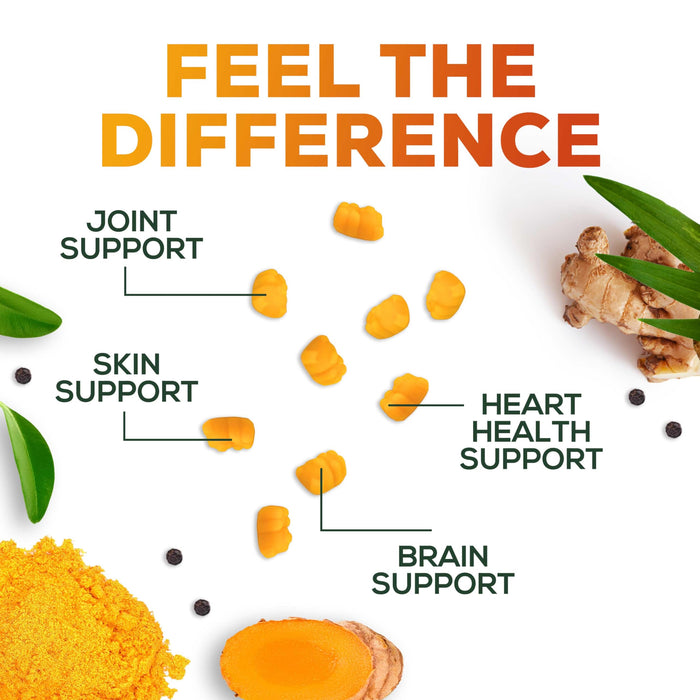 Turmeric and Ginger Gummies â€“ 60 Count