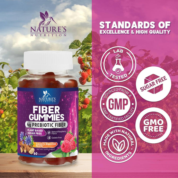 Prebiotic Fiber Gummies â€“ 60 Gummies