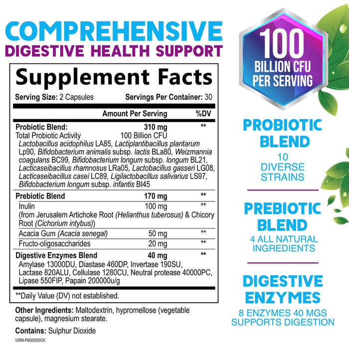 Probiotics 100 Billion CFU â€“ 60 Capsules