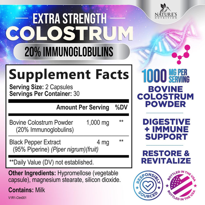 Colostrum 20% Immunoglogulins