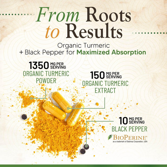 Turmeric Curcumin 1500mg â€“ 360 Capsules