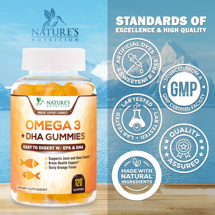 Omega-3 Fish Oil - Orange, 120 Gummies
