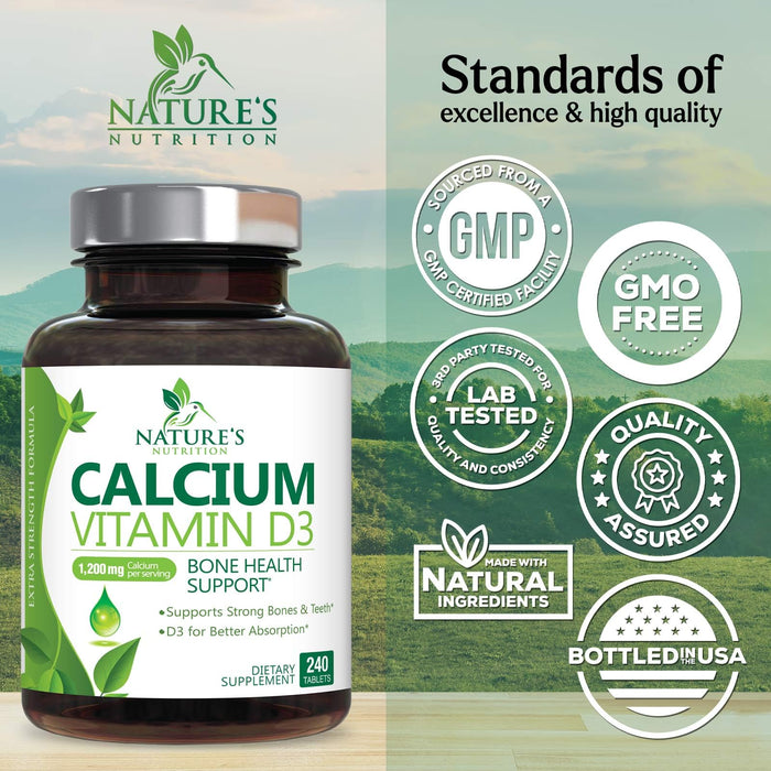 Calcium 1200 mg - 240 Tablets