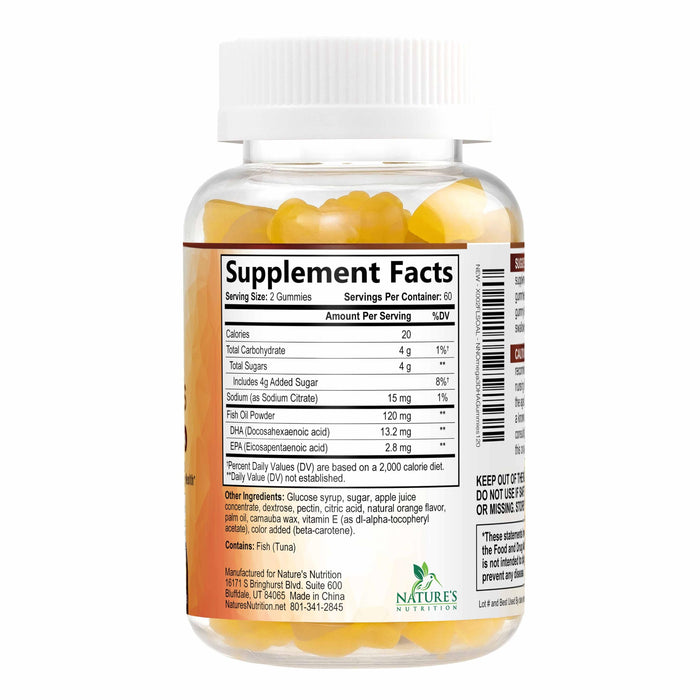 Omega-3 Fish Oil - Orange, 120 Gummies