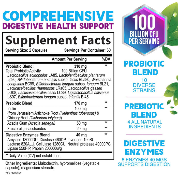 Probiotics 100 Billion CFU â€“ 120 Capsules