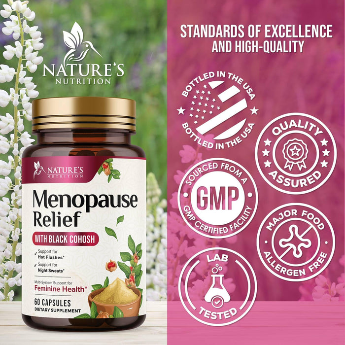 Menopause for Women with Black Cohosh â€“ 60 Capsules