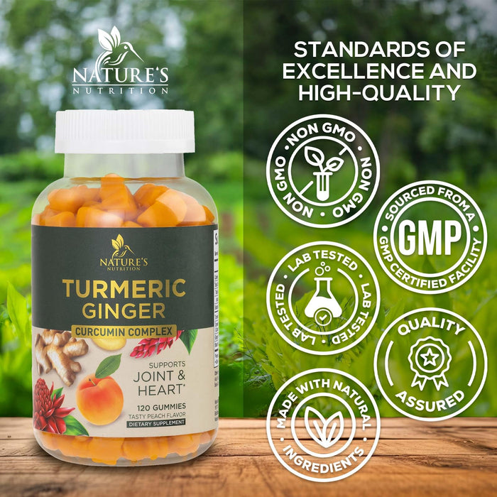 Turmeric Curcumin Gummies - 120 Gummies