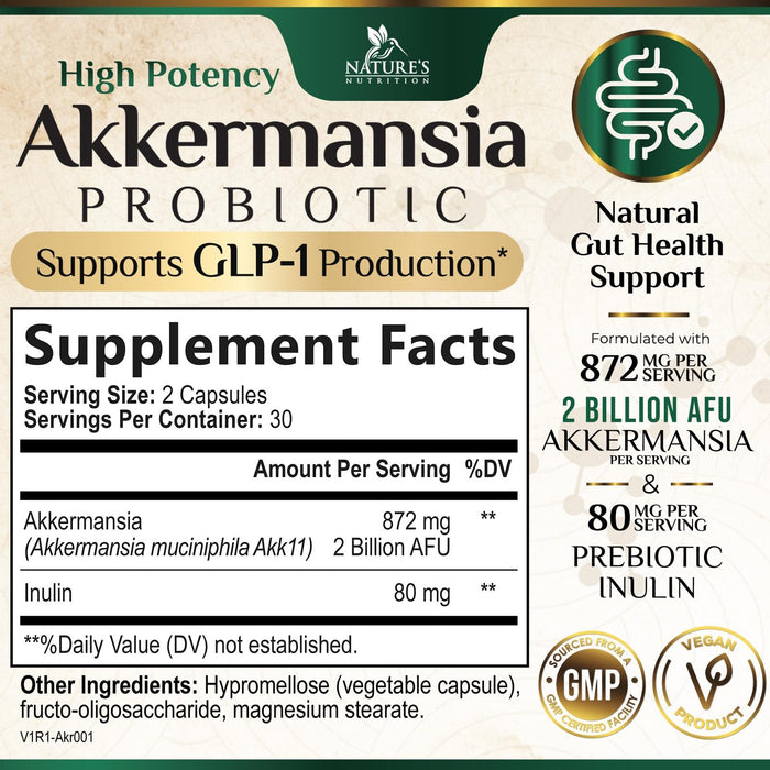 Akkermansia Probiotic support GLP-1 Production