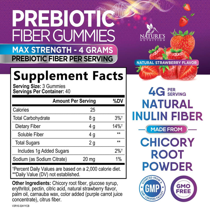 Fiber Gummies 4 g - 120 Gummies