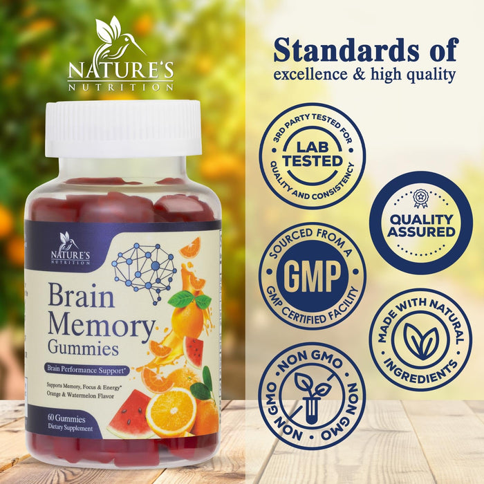 Brain & Focus Gummies - 60 Gummies