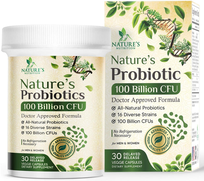 Women's Probiotic + Prebiotics 100 Billion CFU - 30 Capsules