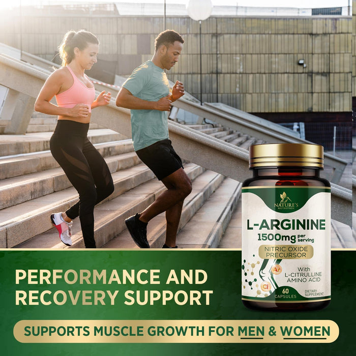 L-Arginine 1000 mg - 60 Capsules