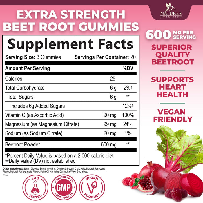 does beetroot contain glutathione 10 Foods That Core Med Science Beet Root Supplement Gummies -