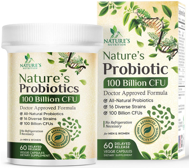 Women's Probiotic + Prebiotics 100 Billion CFU - 60 Capsules