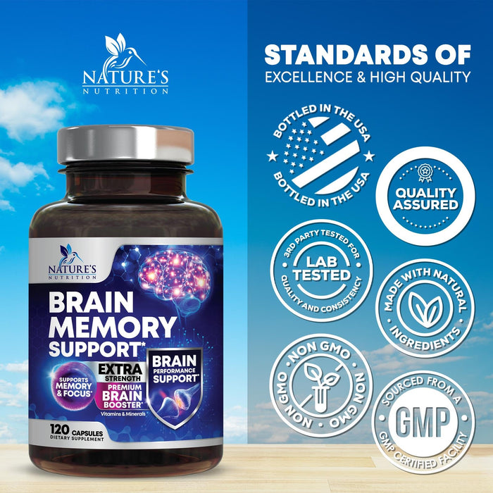 Brain & Memory Support - 120 Capsules