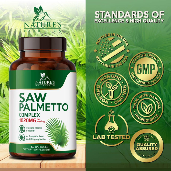 Saw Palmetto 1000 mg - 60 Capsules
