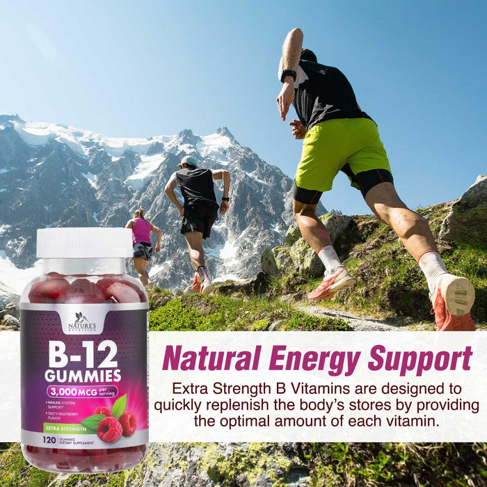 Vitamin B12 3000 mcg - 120 Gummies