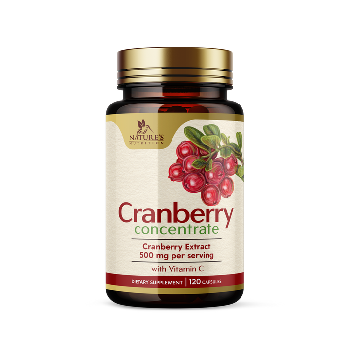 Cranberry Pills with Vitamin C & E - Cranberry Supplements for Men & Women, Urinary Tract Health Support, Sugar Free Formula, Gluten Free & Non-GMO, Fruit Cranberry Powder Extract Pill - 120 Capsules