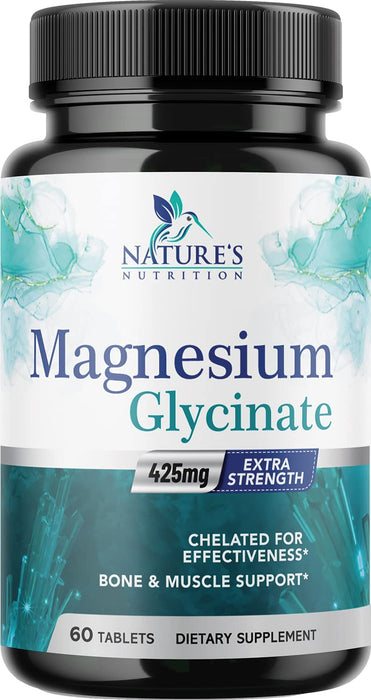 Magnesium Glycinate 425mg Chelated Tablets