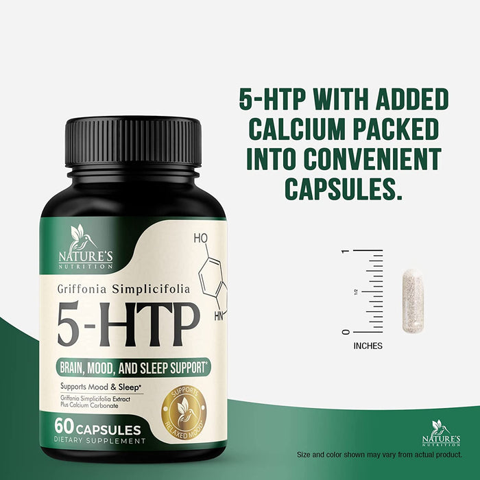 5-HTP 200mg Capsules Plus Calcium