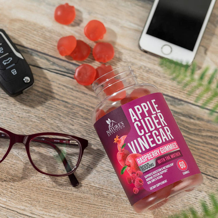 Nobi Nutrition, Premium Apple Cider Vinegar Gummies with The Mother, Apple,  60 Gummies