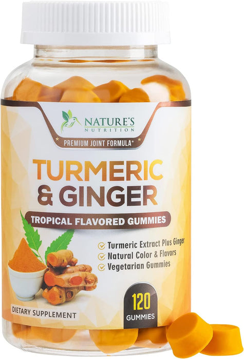 Turmeric Ginger Gummies with Black Pepper