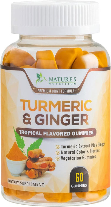 Turmeric Ginger Gummies with Black Pepper