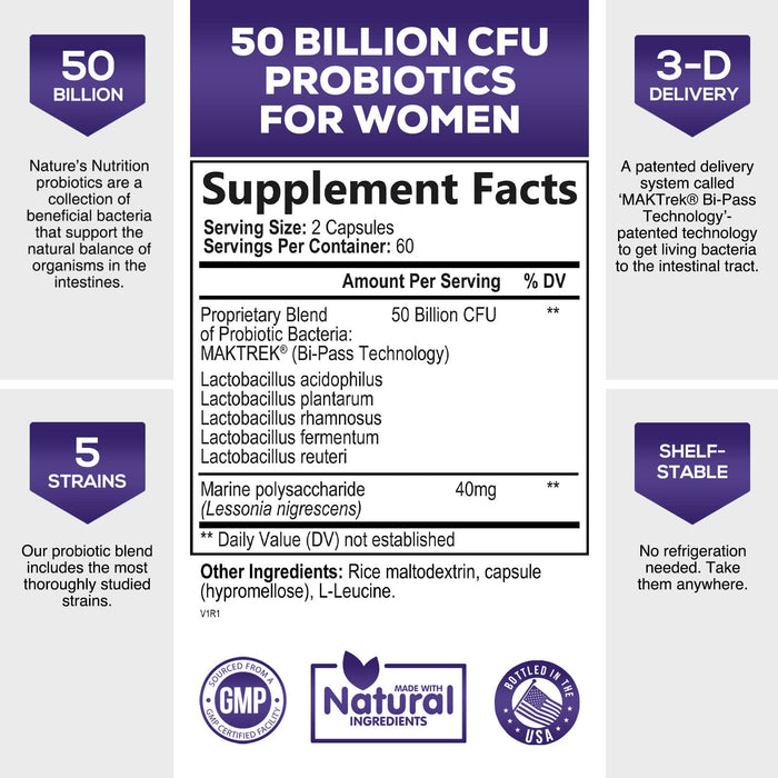 Probiotics 50 Billion CFU