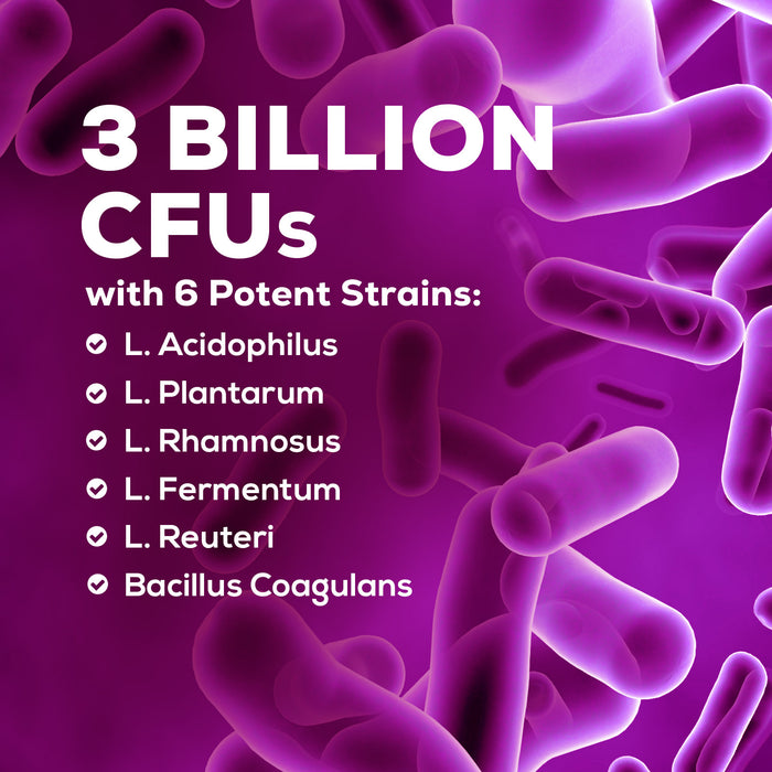 Probiotics with Cranberry & Prebiotics- 3 Billion CFU Strains